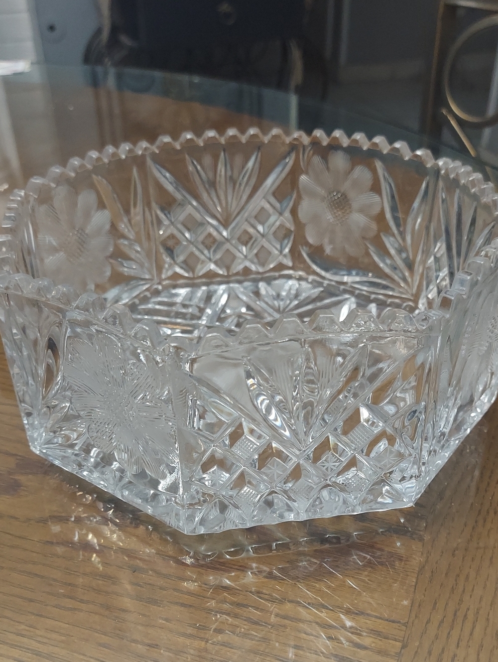 Vintage Lead Crystal Bowl